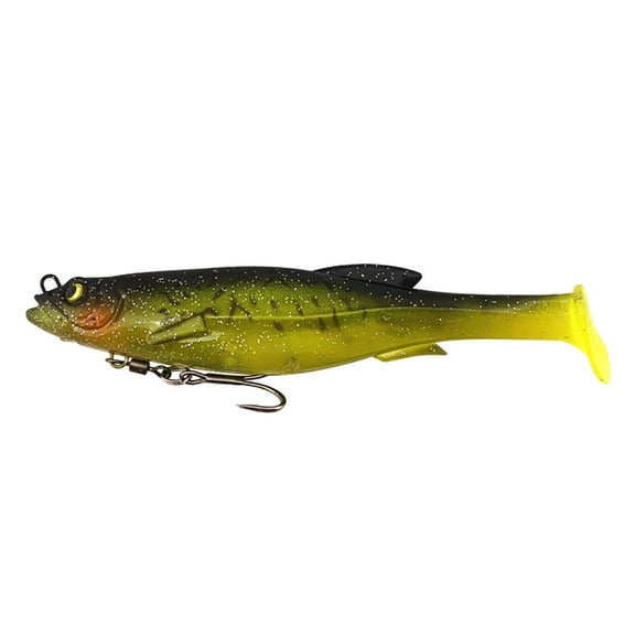 1pc Fishing Lures Swimbait 9cm/12.5cm Soft Plastic Paddle Tail 3D Eyes Saltwater Freshwater Hook Artificial Bait Fishing Lure