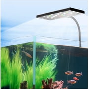 LED Aquarium Light, Clip On Aquarium Light for 5-55 Gal Tank, 24/7 Cycle Fish Tank Light with Timer, Full Spectrum Aquarium Plant Light, Clip on Freshwater Planted Light for Aquarium Plant Growth