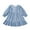 Blue, variant on MXIEZI 18 Months-6 Years Girl's Casual Dress Toddler Kids Long Sleeve Dresses Baby Spring Fall Crewneck Sundress for Girls
