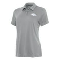 thumbnail image 2 of Women's Antigua  Gray Baltimore Ravens Reprocess Polo, 2 of 4