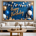 thumbnail image 7 of Decorative Design Happy Birthday Banner Balloon Decoration Birthday Party Banner Cake Decoration for Birthday Celebration Indoor Decoration Kids Party, 7 of 7