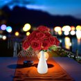 thumbnail image 5 of Fake Flowers Clearance! Ground Cloth 12 Head Gold Wire Angle Rose Home Decoration Ornaments Flower Hotel Table Placement Simulation Rose Bouquet, 5 of 7