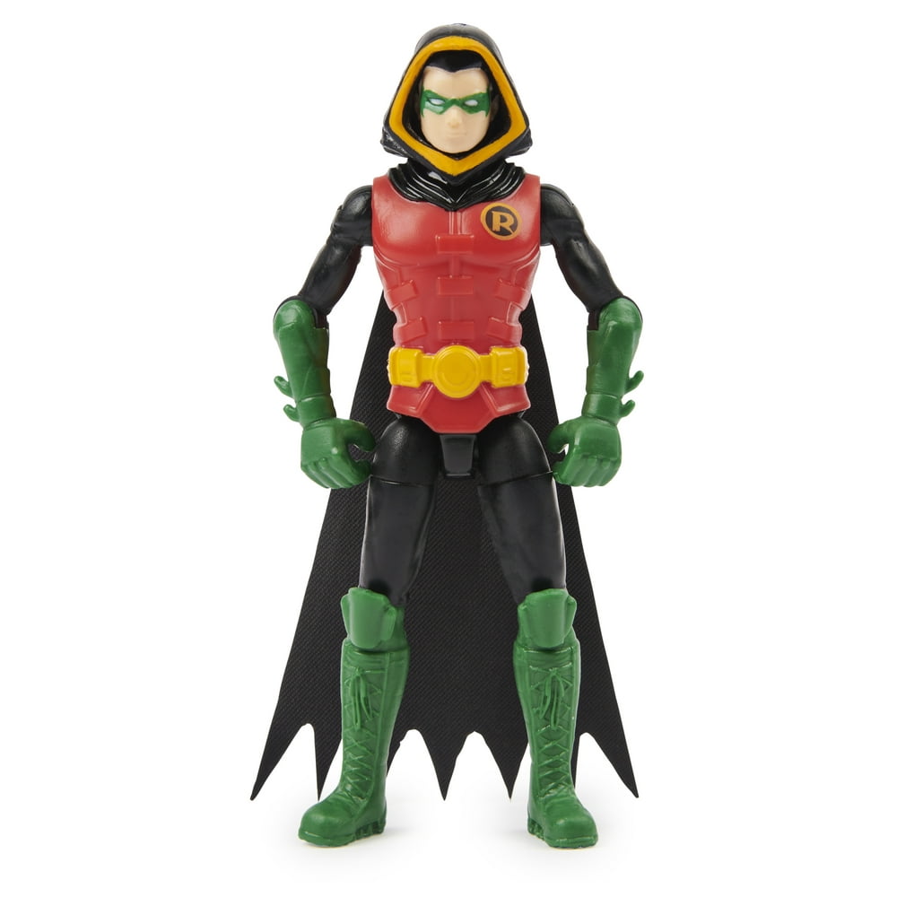 Batman 4-inch Robin Action Figure with 3 Mystery Accessories, Mission 2 ...