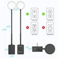 thumbnail image 3 of Plug in Dimmable LED Reading Light, Black Flexible Wall Mounted Lamp for Outlets in Bedroom Kitchen, 3 Lighting Colors, Dual Touch Switch, 3 of 8