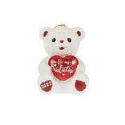 Way to Celebrate Valentine’s Day Sweetheart Teddy Bear Ornament , White