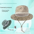 thumbnail image 3 of Sombrero de pescador para niños de primavera y verano, con estampado de dinosaurio de dibujos animados, sombrero de sol para bebés, sombrero de lavabo con protección solar para niños de ala grande, 3 of 6
