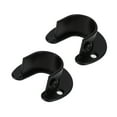 thumbnail image 1 of Miangastore Closet Pole Socket Black Stainless Steel 2PCS, 1 of 8