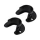 thumbnail image 1 of IDEANATEGRATE 2Ud Soporte Para Barra Colgante De Acero Inoxidable Negro Ideal Para Closet, 1 of 6