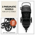 thumbnail image 3 of hauck Stroller Rapid 3 Air Reclining Seat, Compact Fold Stroller with Air Tires, Black, 3 of 12