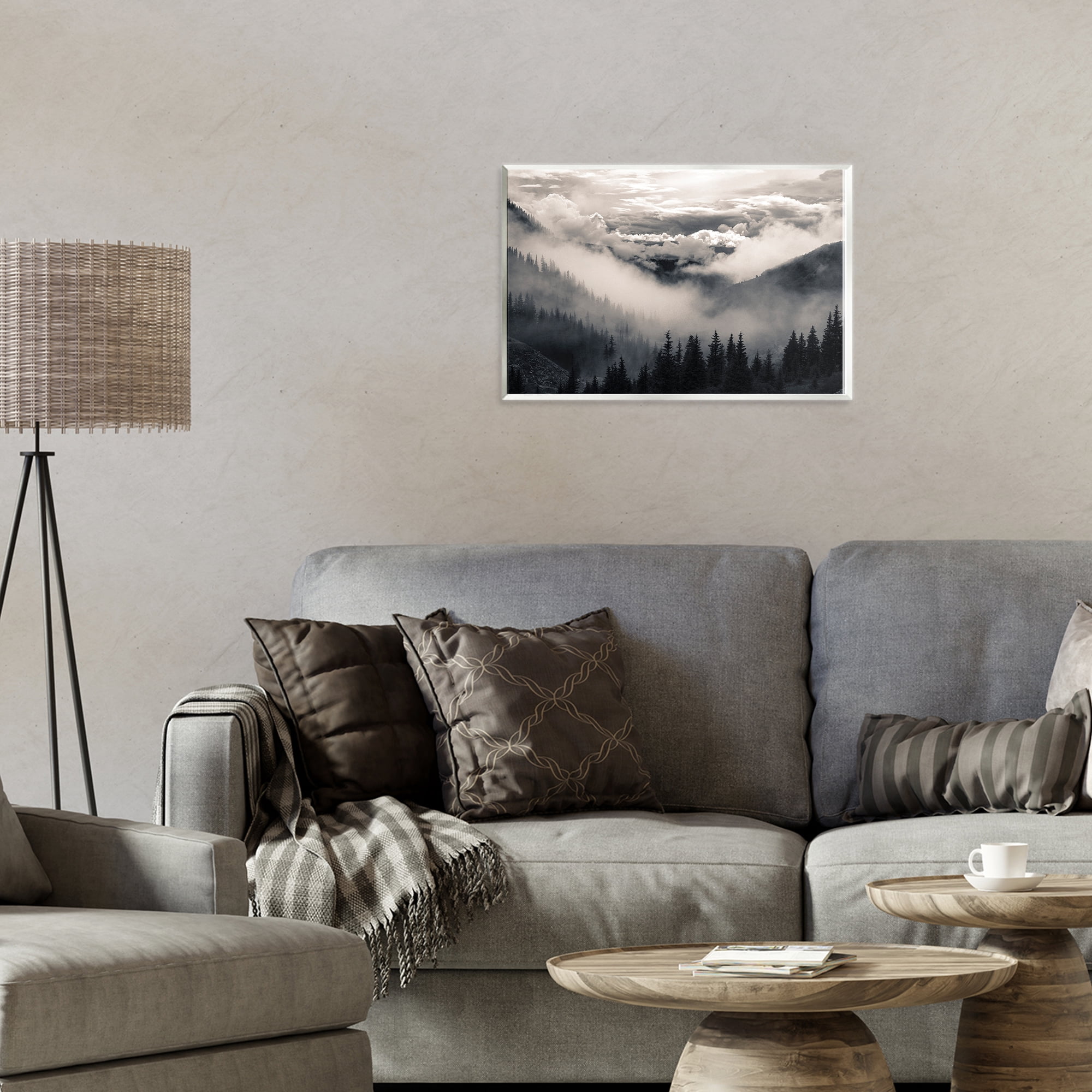 Billowing Fog Atmosphere Wall Plaque Art, design by Decent Exposures