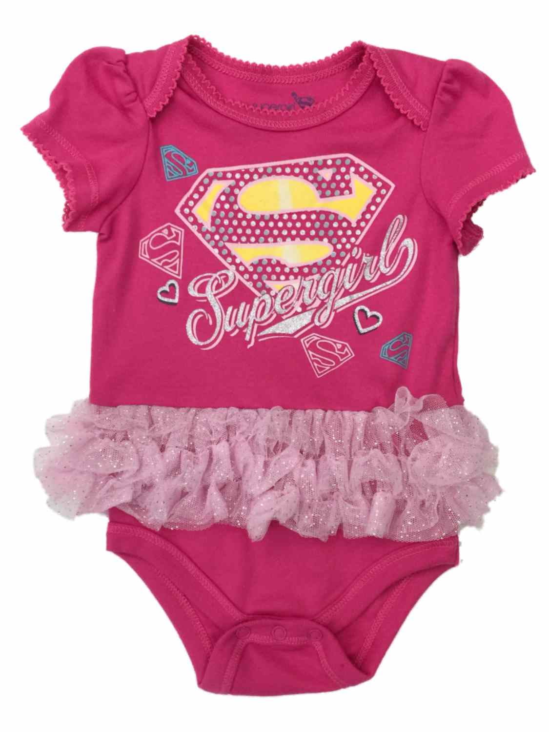 supergirl baby onesie