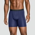 thumbnail image 3 of Fruit of the Loom Men's Comfort Stretch Microfiber Boxer Briefs 4pk - Colors May Vary M, 3 of 3