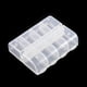thumbnail image 3 of Caja organizadora de pastillas con 8 compartimentos semanal, transparente, 3 of 3