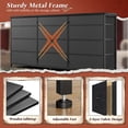 thumbnail image 5 of 55" Long Dresser for Bedroom with 9 Big Drawers & 3 Small Drawers TV Stand for 60 inch TV Entertainment Center, Black, 5 of 10