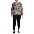 thumbnail image 5 of Terra & Sky Women's Plus Size High Waist Leggings, 5 of 6