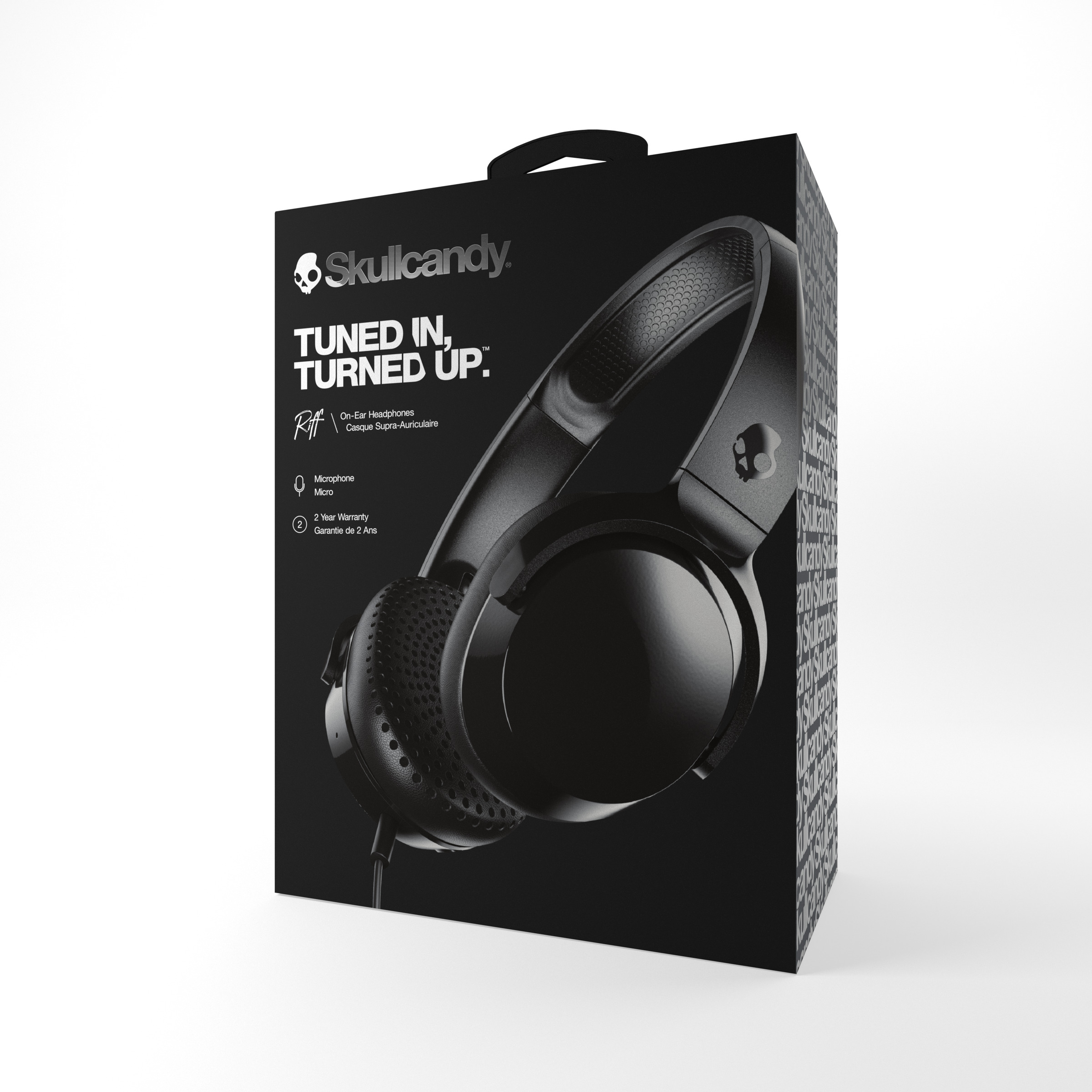 Buy Skullcandy Riff On-Ear Wired Headphones, Built-in Microphone, Collapsible and Flat Folding Design, Ultra-Durable Headband, Lightweight and Comfortable, Black Online in Oman. 732268418