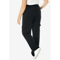 thumbnail image 2 of Woman Within Plus Size Better Fleece Cargo Sweatpant (Petite & Tall Available), 2 of 5