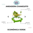 thumbnail image 5 of Andadera Para Bebé Babytek Changuito Verde, 5 of 5