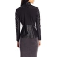 thumbnail image 2 of HOT Women's Genuine Black Lambskin Real Leather Jacket Stylish Biker Coat W281, 2 of 3