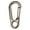 Gunmetal, variant on Paracord Planet 30 mm Mini Clasp Carabiners – Metal Quick Release Carabiners for Hiking Packs, & Keychains (Silver, 1 Pack)