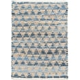 thumbnail image 3 of Unique Loom Chindi Jute Collection Area Rug (2' x 3' 1" Rectangle Navy Blue/Natural), 3 of 7