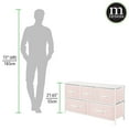 thumbnail image 5 of mDesign Baby + Kids Wide Storage Dresser with 5 Removable Drawers, Pink/White, 5 of 8
