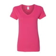 thumbnail image 2 of Heavy Cotton Women's V-Neck T-Shirt - 5V00L, 2 of 3