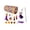 A005- E, variant on Halloween Cat Toys Set with Collapsible Tunnel and Wand, 10-Piece, Spooky Print and Feather Teasers, for Indoor Cats