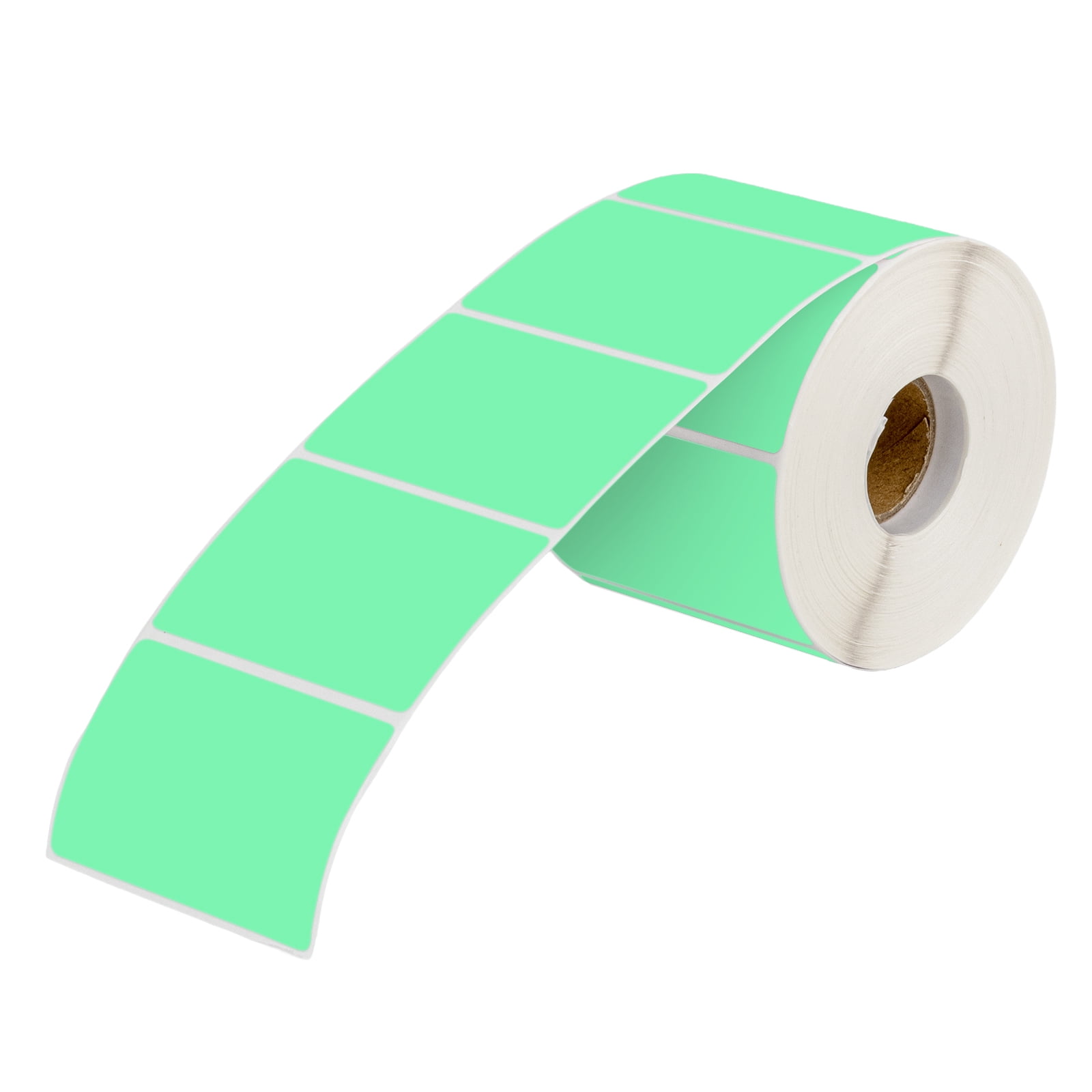 Muka 800 PCS 1.5" x 2.25" Green Thermal Labels Color Thermal Label for Barcodes, Address, Consignment, Compatible with Thermal Label Printer