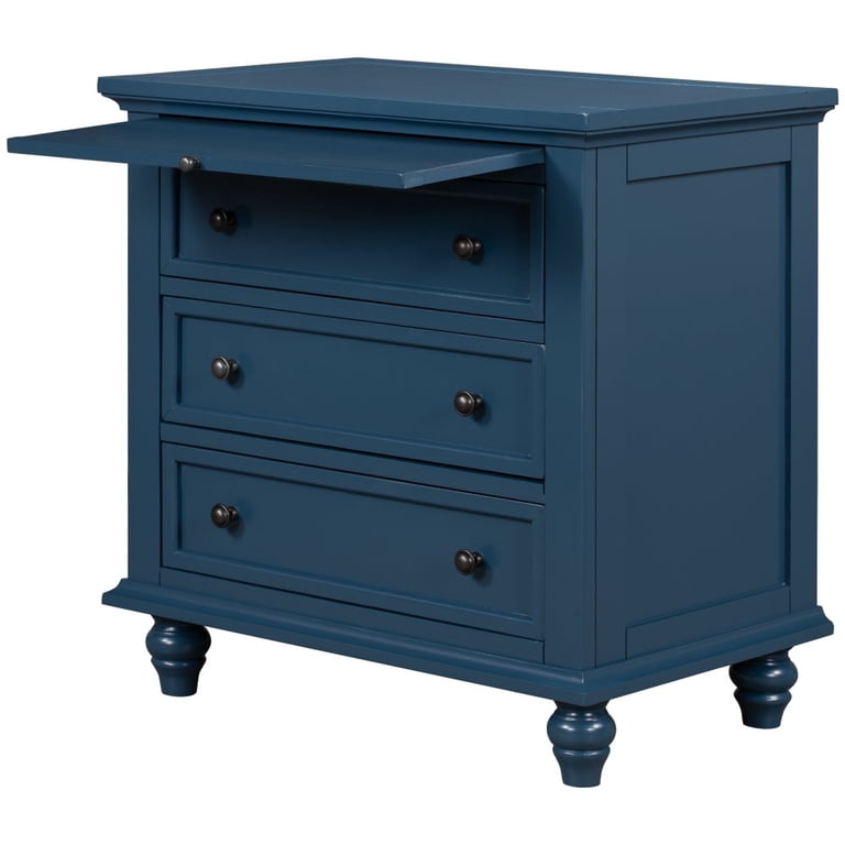 Hassch 3-Drawer Storage Dresser with Small Single Capacity Pull