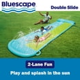 thumbnail image 3 of Bluescape 18ft Blue Double Lane Water Slide Racer, with Sprinklers, Age 5 to 12, Unisex, 3 of 6