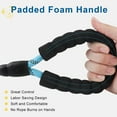 thumbnail image 5 of Durable Dog Leash, 5 FT/6 FT, 1/2", Padded Handle Nylon Dog Reflective Leash for Small Medium & Large Dogs Walking(5 ft, Blue), 5 of 8