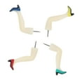 thumbnail image 1 of LOLIPPYY 4Pcs Beige Push Pins with Metal Tips Suitable for Office Notes and Map Marking, 1 of 8