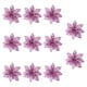 thumbnail image 5 of Naiovety 10 Uds árbol de Navidad flor colgante decoración de Navidad flor artificial hueca ornamento de vacaciones, púrpura violeta 2piezas Naiovety CBP144838, 5 of 6