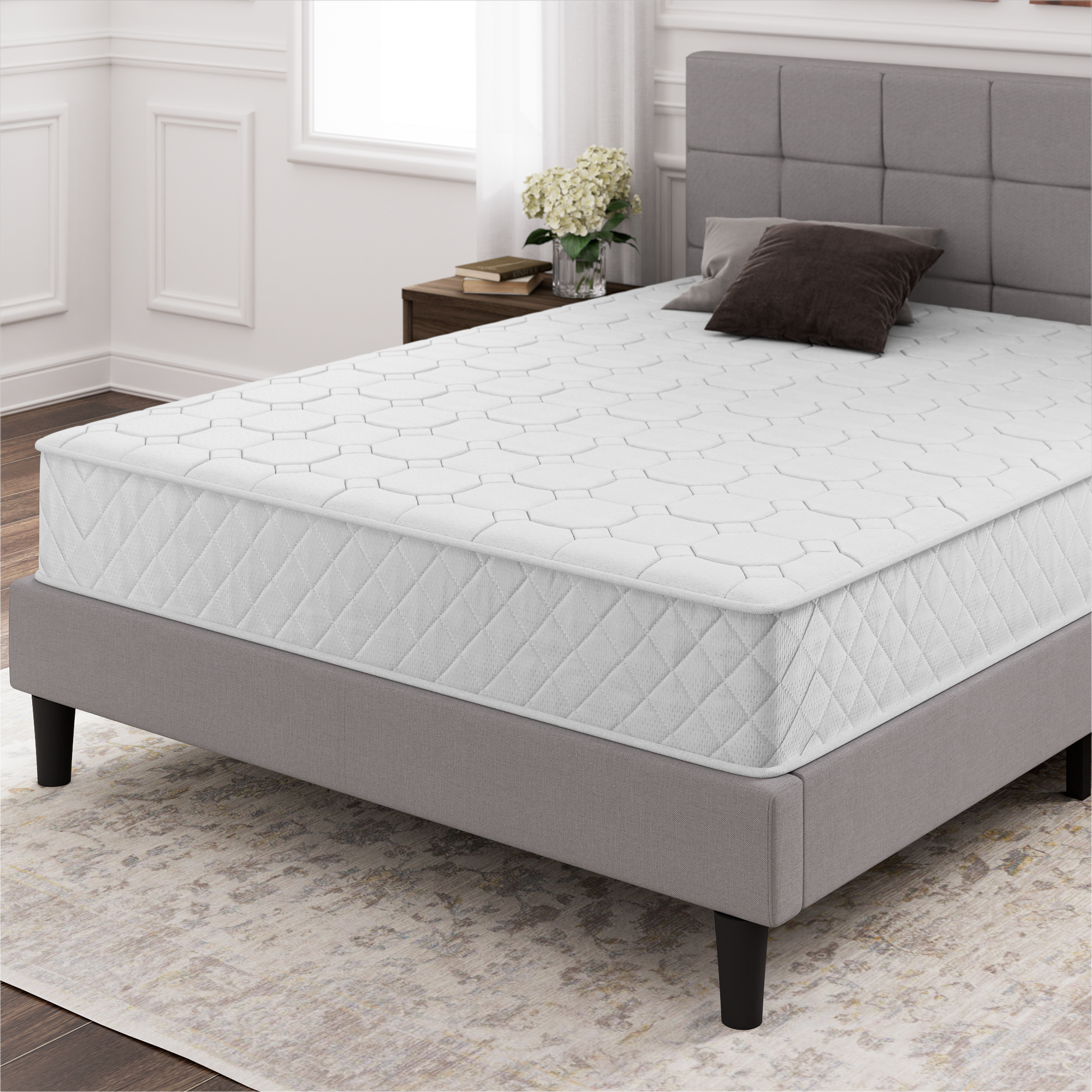 8" Quilted Hybrid of Comfort Foam and Pocket Spring Mattress, Twin - image 5 of 5