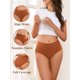 thumbnail image 3 of Calzoncillos HOHOCHIN, sin costuras, cintura alta, control de barriga, paquete de 4, 3 of 6