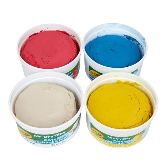 Crayola 10lb Multi-Colour Air Dry Clay Classpack