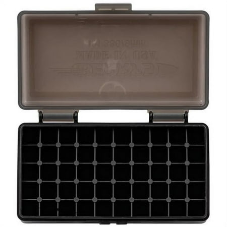 Berry s 9mm Luger & .380 Ammo Box Smoke Black 50 Rd Capacity