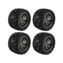 4Pcs Tires Tyre Wheel for XINLEHONG 9125 9116 X9115 X9116 GPTOYS S911 S912 1/12 RC Car Spare Parts