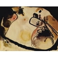 thumbnail image 2 of Kandinsky, Wassily 14x12 White Modern Wood Framed Museum Art Print Titled - Bronze 1911-12, 2 of 4