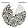 thumbnail image 2 of Yiaed Panda With Crown And Stars Print Christmas Tree Skirt , Tree SkirtsTree Mat for Christmas Winter Holiday Indoor Decorations-36", 2 of 7