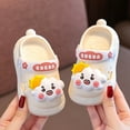 thumbnail image 6 of WUANDIXFA Toddler Shoes Little Kid Clogs Slide Sandals for 0-8yrs Kids Unisex Girls Shoes and Boys Shoes Garden Shoes Cartoon Slides Slip-Resistance Sandals Beach Slippers (White, 5.5), 6 of 6