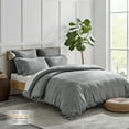 thumbnail image 4 of Levtex Home 100% Linen - Twin Duvet Cover - Washed Linen in Heathered Stone - Duvet Cover Size (68 x 88in.), 4 of 7