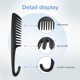 thumbnail image 4 of Peine de ducha de dientes anchos con gancho, bueno para cabello rizado, húmedo y seco, peines premium sin enredos, color negro., 4 of 8