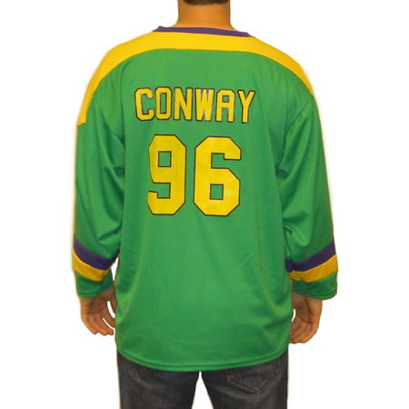 Charlie Conway #96 Mighty Ducks Movie Hockey Jersey Costume Sweater Uniform