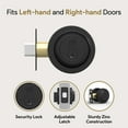 thumbnail image 3 of Mega Handles | Ronn Round Entry Deadbolt | Matte Black, 3 of 4