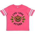 thumbnail image 3 of Inktastic Live Love Otters Boys or Girls Toddler T-Shirt, 3 of 5