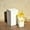 Yellow, variant on Square Glass Tumbler With Handle Double-Wall Glass Straw Cup Stylish Two-Way Straw Tumbler Elegant Handle Glassware Set
