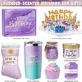 thumbnail image 3 of Cesta de regalo de spa MAYICIVO Relaxing Lavender para mujeres de cumpleaños, 3 of 9