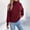 Wine, variant on Women's Cable Knit Turtleneck Sweater, Warm Diamond Pattern Long Sleeve Knitted Pullover Tops for Fall Winter Wine